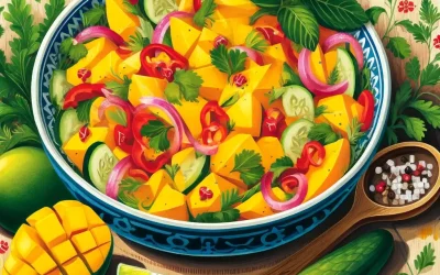 Litha Recipe: Mango Salad with Lime